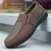 Trade Large Size Summer Mesh New Men's Cloth Shoes Breathable Slip-On Casual Polyurethane Flat Heel_vogvips.com