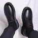 2026 New Leather Men's Casual British Style Business Shoes, Thick-Soled Trendy Versatile Lace-Up Work Shoes For Men_vogvips.com