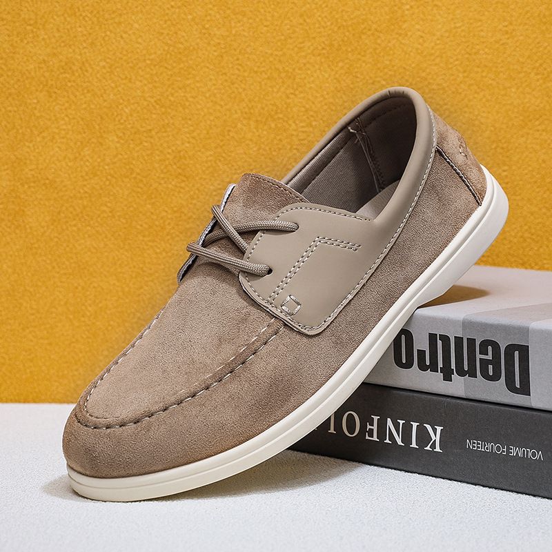 SHLIANG New Comfortable Business Shoes Soft Anti Slip Casual Flats Breathable Men's Trendy Fashion Walking Shoes Y0685_vogvips.com
