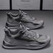 Forrest Gump Summer Breathable Leather Men's Sports Korean Edition Versatile Thick Sole Casual Dad Trendy Shoes_vogvips.com