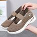 Women's Casual Shoes Middle-aged And Elderly Mother Shoes Women's Shoes Soft-soled Feet Flying Woven Shoes Breathable Mesh Single Shoes_vogvips.com