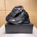 New Style Summer Genuine Leather Thick-Soled Dad Black Casual Mesh Running Trendy Men's Shoes_vogvips.com