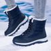 Foreign Trade Plus Size Boots For Women, Fleece-Lined, Thickened, Sub-Zero Cold-Proof, Thick Sole, Waterproof, Non-Slip,_vogvips.com