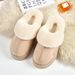 keke Thickened Fleece Cotton Women, Non-Slip, Warm, Outdoor And Indoor Home Slippers For Winter_vogvips.com