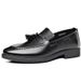Euro Step 2025 With Tassels Leather Loafers Versatile Soft Sole Suit Moccasins Korean Version British Style Men's Groomsmen Shoes_vogvips.com