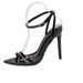Cross-Border European And American Style Women's Pointed Toe Patent Leather One-Strap Cross Ankle Strap Stiletto Heel_vogvips.com