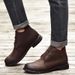 European Warm Series 2025 Autumn Winter New Cowhide Martin 47 Large Size High-top Work Boots Fashion Versatile Non-slip Trendy Shoes For Men_vogvips.com