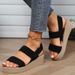Women's Sandals Fashion Petite Size With Height Increasing Wedge Heel Platform For Summer_vogvips.com