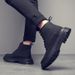 European Warm Series 2025 Autumn Winter New Martin Men British Style High Top Shoes Fleece Lined Warm Mid-Cut Work Men's Trendy Short Boots_vogvips.com