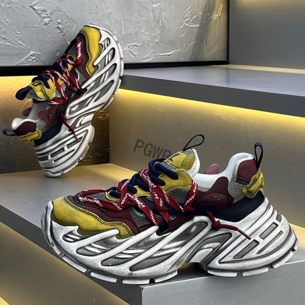 Newan Men's 2026 Summer New Super Popular Distressed Thick-Soled Dad Shoes, FashiNewable Versatile Sports Casual Shoes_vogvips.com