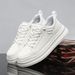 Men's Casual Sneakers Spring Summer Fashion Thick Soled White Non Slip Sports Shoes Height Increasing Versatile D196_vogvips.com