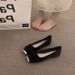 2025 New High-End Commuter Flats Gentle Temperament Women's Spring French Style Square Toe Mary Jane Shoes_vogvips.com