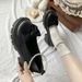 Mary Jane 2024 Spring And Autumn New Flat Single For Women Summer Soft Sole Granny With Bowknot Small Leather Shoes_vogvips.com