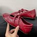 Little Retro Red Inner Heightening French Mary Jane Women 2025 New Velcro Ballet Shoes_vogvips.com