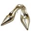 New For Fall 2026 Gold Pointed Toe Backless High Heels Women's Mules With Thin Heels, European And American Style,_vogvips.com