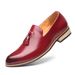2023 New in Stock Men's Pointed Toe British Men's Dress Shoes Overlap Leather Shoes Large Size Men's Shoes Cross-border Foreign Trade Shoes_vogvips.com