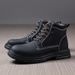 Martin Boots Men's Platorm Boots Men's Shoes Men's Short Boots Leather Boots_vogvips.com