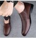 Men's Shoes Foot Cover Dress Leather Shoes Men's Leather Round Head Shallow Mouth Casual Leather Shoes_vogvips.com