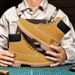 New Pair Boots With High Tops And Plush Chunky Yellow Boots Men's And Women's Shoes_vogvips.com