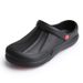 Black Non-slip Kitchen Shoes Work Labor Shoes Waterproof And Oil Proof Cook Shoes_vogvips.com