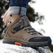 Men Hiking Shoes Men Outdoor Anti-slip Plush Wear-resistant Snow Men Shoes Low-top Breathable Comfortable Casual Shoes Men_vogvips.com