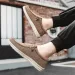 Mens Casual Canvas Shoes Moc Toe Design Breathable Slip On Daily Driving Loafers_vogvips.com