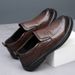 Suitable For All Seasons Men's Spring New Soft Sole Formal Business Breathable Genuine Leather Slip-On Casual Shoes Men_vogvips.com