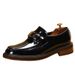 Euro Step 【VIP Exclusive】Business Casual Loafers Men Genuine Horsebit British Style Slip-On Leather Shoes_vogvips.com