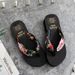 Women Summer EVA Slipper Bohemian Satin Ribbon Female Flip Flop 2024 Beach Simple Leisure Ladies Shoes Sandal Chaussure_vogvips.com