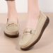 Women's Fashion Soft Sole Casual Shoes Single Spring Comfortable Loafers_vogvips.com