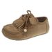 2025 Thick-Soled Tassel For Women Autumn New Fashion Versatile Slip-On Casual Lightweight Single Shoes_vogvips.com