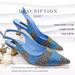 Stylish Pointed Mid Heel Comfortable Women S Wedding Shoes Everyday Commuter Shoes Elegant_vogvips.com