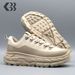 GBB HIGH Men's Leather Waterproof Casual Shoes Autumn Winter Non Slip Lightweight Thick Sole Shock Absorbing Universal Running Shoes_vogvips.com