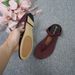 2026 Summer New Round Head GJ Decorative Open Toed Non Slip Outdoor Slippers Flat Bottom Women's Beach Solid Color_vogvips.com