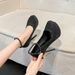 913-A16 Autumn Fashion Shining Pearl Strap Ultra High Thin Heel Waterproof Platform Women's Shoes_vogvips.com