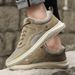 Men's Shoes Low-top Board Shoes Soft-soled Mesh Breathable Casual Flat Shoes Men_vogvips.com
