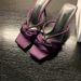Silk Satin Rhinestone Strap Sandals For Women 2026 Summer New Bow Open-Toe High-Heel Outdoor Slippers_vogvips.com