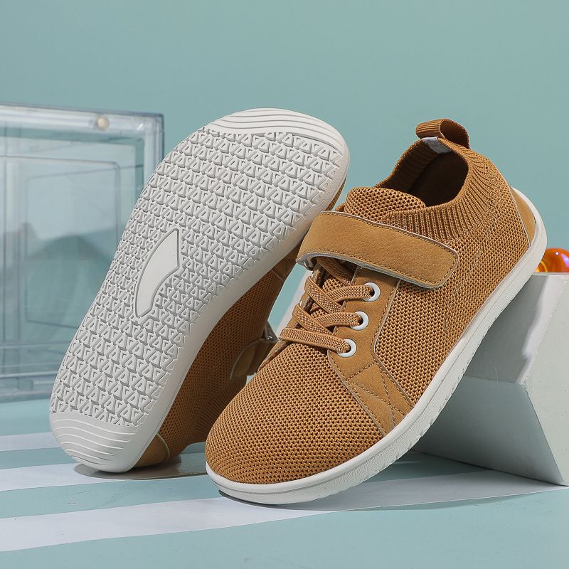 Children's Wide Head Barefoot Soft Sole Casual Shoes Non Slip Breathable Walking Shoes Outdoor Hiking Shoes Unisex_vogvips.com