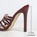 Cross-border European And American Women's Pointed Toe Woven Multi-Strap Stiletto Sandals Elegant Gold High Heels_vogvips.com
