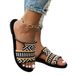 2024 Summer New Flat For Women Ethnic Style Casual Flat Slippers For Women Outdoor Flat_vogvips.com