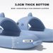 Fashion Women Slippers Removable Fins Slides Indoor EVA Light Sandals Beach Couple Outside Men Shark Flip Flops_vogvips.com