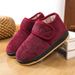 Middle Aged Elderly Men's Women's Slippers, Winter Cotton Indoor Outdoor Wear, Warm And Plush Anti Cold Bag Heel, Hairy_vogvips.com