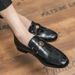 Large Size Business Men's British Fashion Loafers Formal Breathable Slip-on Office Professional Leather Shoes_vogvips.com