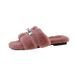 Korean Style Autumn And Winter Fur Slippers For Women To Wear As Outerwear 2024 New Style Flip Flops Plush_vogvips.com