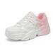 New daddy shoes women's shoes hollow net shoes students breathable thick sole increase leisure sports shoes travel shoes_vogvips.com