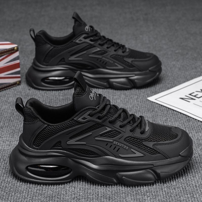 New Men's Summer Breathable Sports Shoes Trendy Versatile Thick Soled Casual Running Dad Shoes_vogvips.com