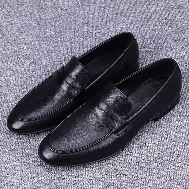 2025 Spring And Autumn Versatile Soft Sole Slip-On Loafers Men's Shoes Summer Breathable Mesh_vogvips.com