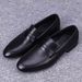 Euro Step 2025 Spring And Autumn Versatile Sole Soft Surface Slip-On Loafers Fashionable Breathable Business Formal Men's Shoes_vogvips.com