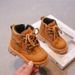 Chil's Baby Martin New Autumn Winter Girls' Leather British Style Boys' Short Boots For Toddlers And Young_vogvips.com