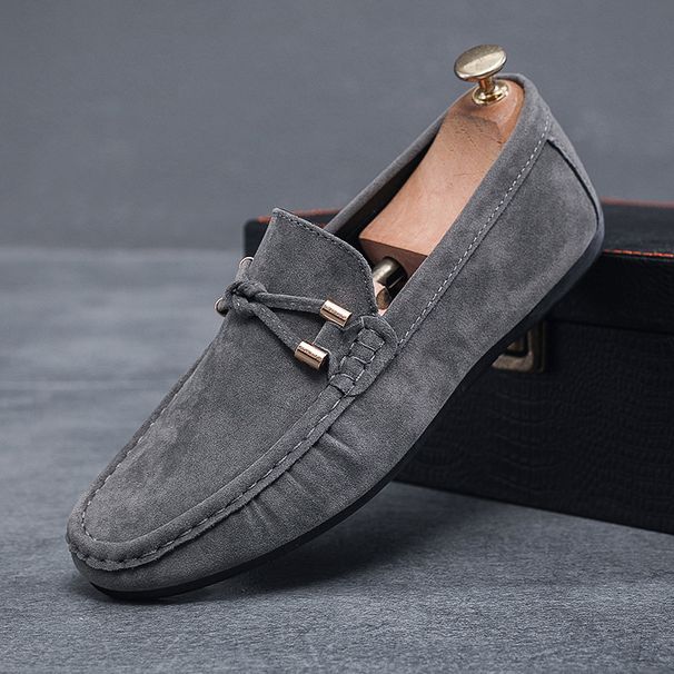 Men's Shoes new lazy soft sole one-step doudou shoes men's driving casual leather shoes_vogvips.com